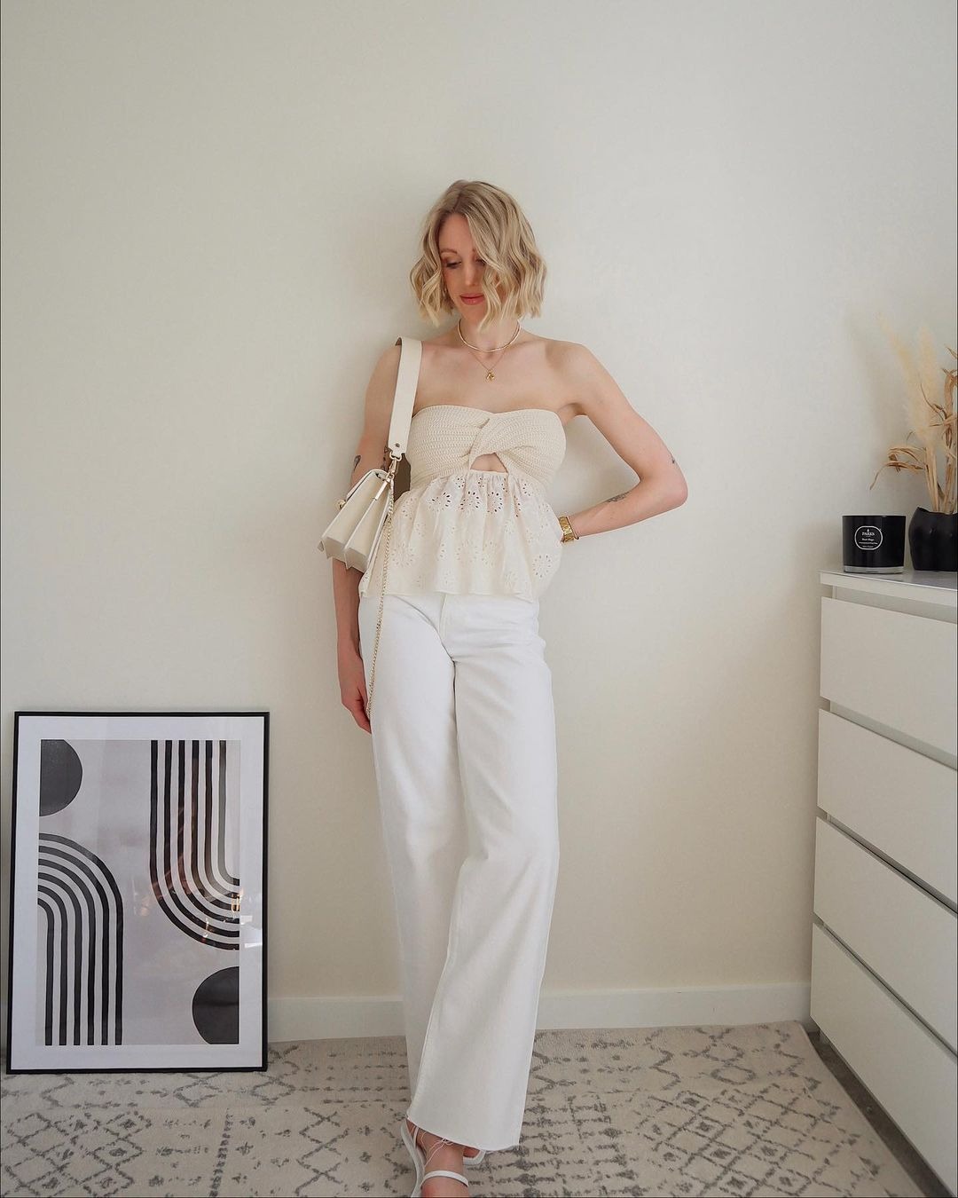 Ootddress White Tube Top Knit Twist Crop Top Women Elegant Lace Mesh Strapless Corset Top Korean Sexy Streetwear Cute Chiffon Blouse
