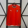 2025  Long Sleeve Portugal Home Football Shirt 1:1 Thai Quality