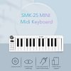 M-VAVE SMK25 Mini MIDI Keyboard 25 Key USB Rechargeable Controller Wireless