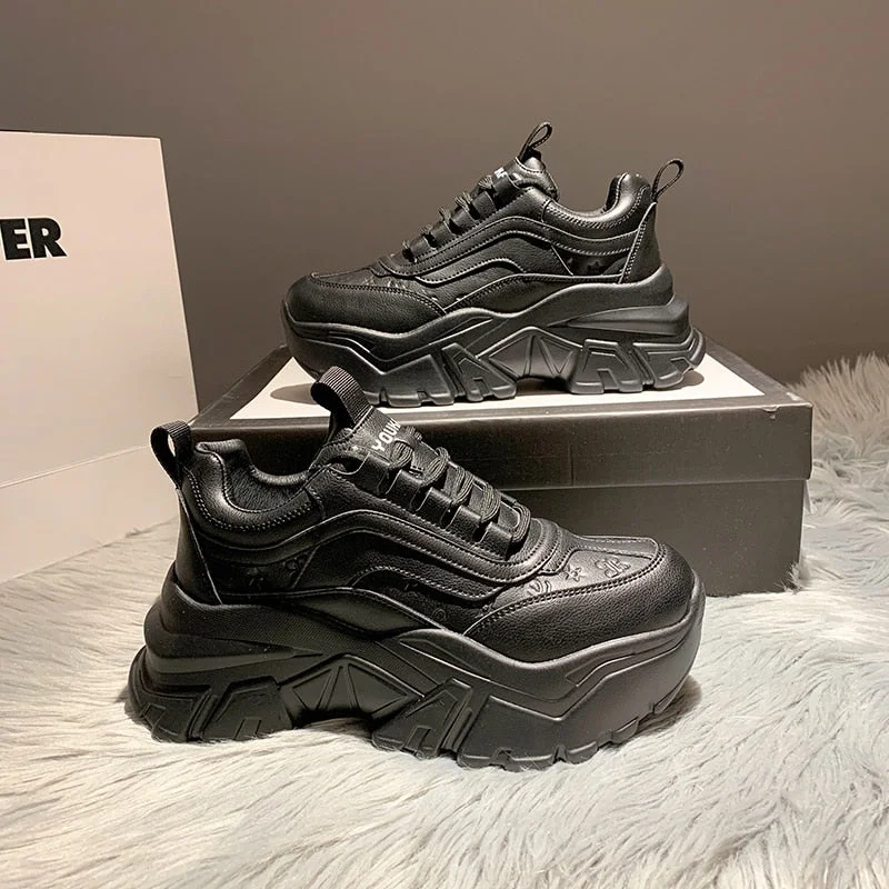 Women Platform Chunky Sneakers Designers Fashion Brand Casual Shoes Woman Tennis Basket Female Summer Vulcanized Shoes 2022