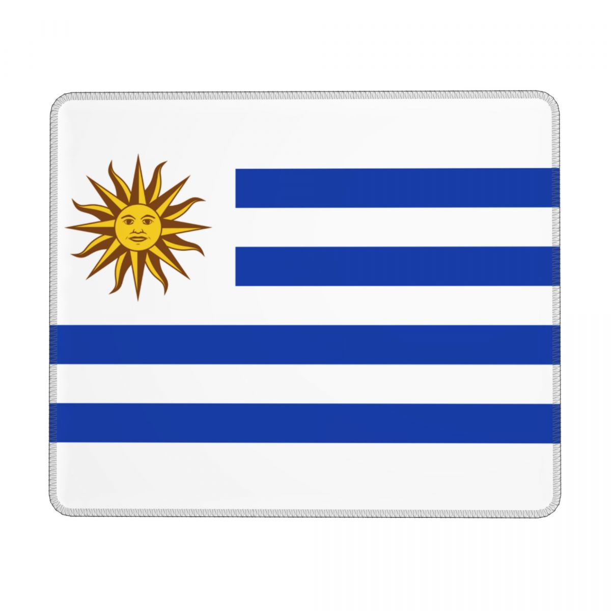 Uruguay Flag Rectangle Gaming Anti-Slip Rubber Mousepad
