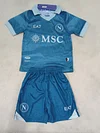 Joyfball 2025/2026 Kids Size Napoli Third Away Football Jersey 1:1 Thai Quality