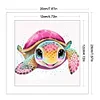 Turtle - 18CT Stamped Cross Stitch 20*20cm/7.87*7.87in