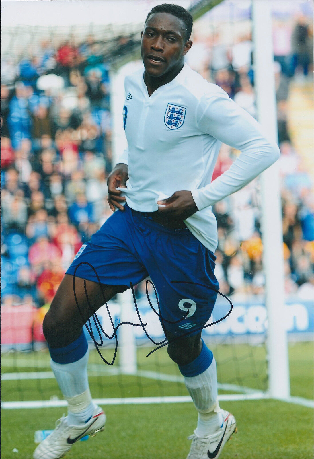 Danny WELBECK SIGNED Autograph 12x8 Photo Poster painting AFTAL COA England Striker Genuine