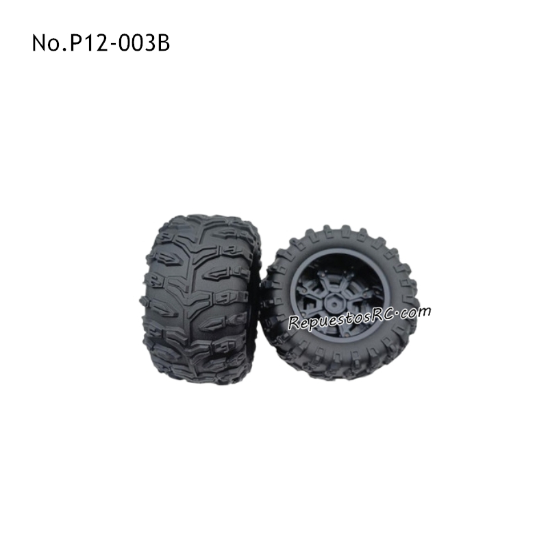 UDIRC UD1202 Piezas para coches RC Neum&aacute;ticos Reforzados P12-003B