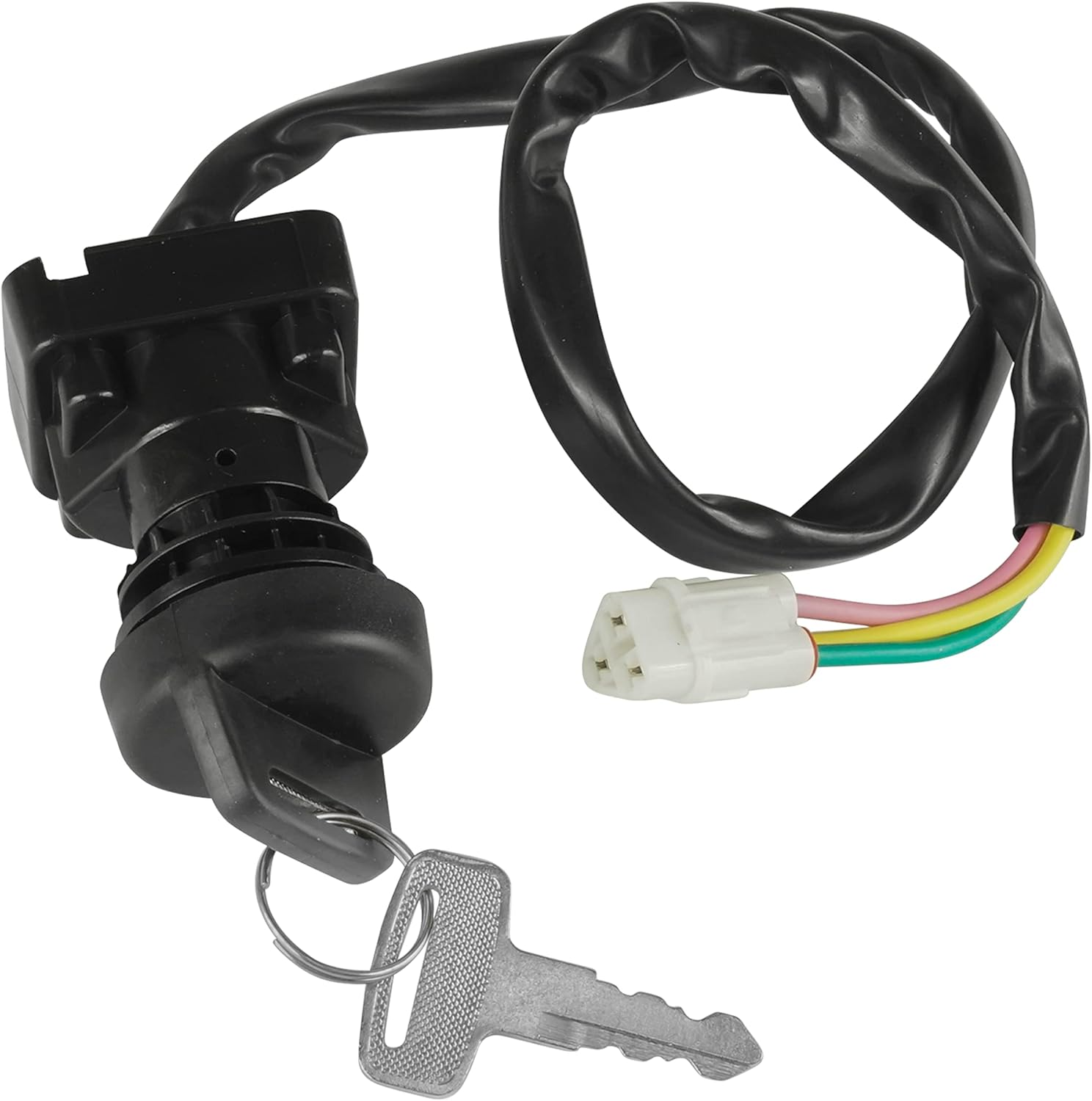 Caltric Ignition Key Switch Bombardier Compatible with Can-am Traxter CVT 500 650 Xt 2005  710000582  710000192