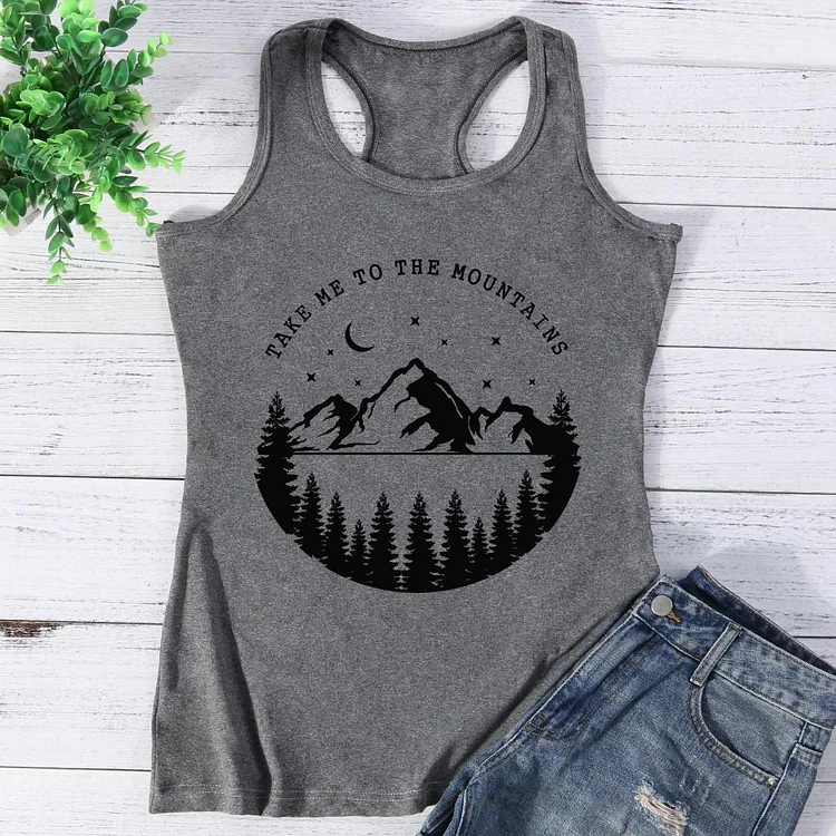 Take me to the mountains Vest Top-Annaletters