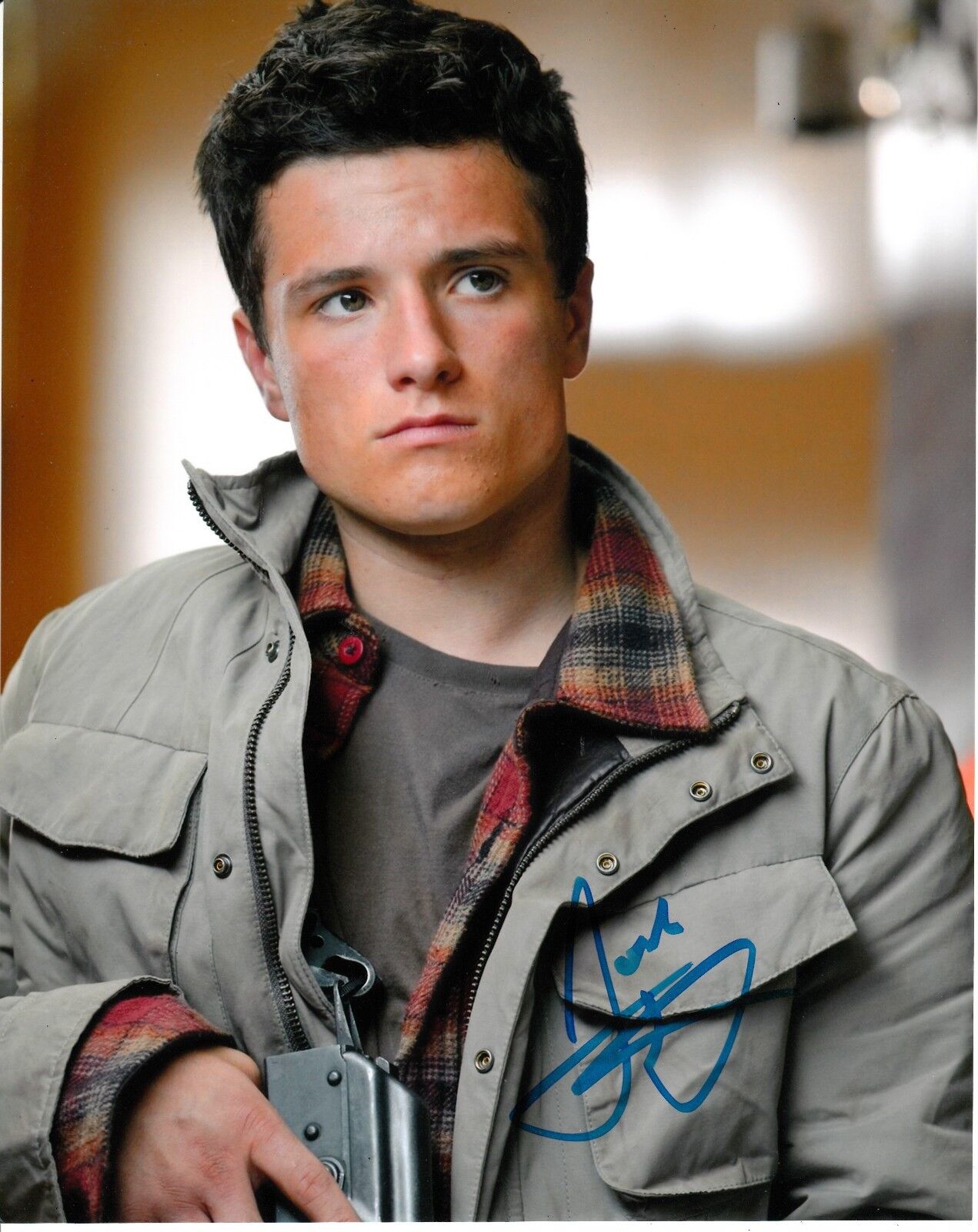 JOSH HUTCHERSON SIGNED RED DAWN Photo Poster painting UACC REG 242