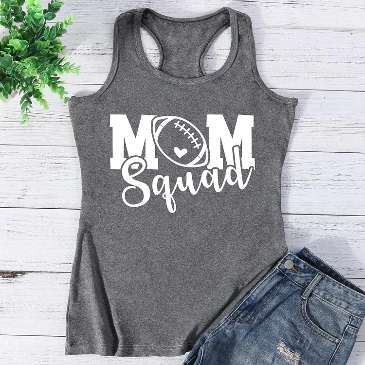 Football Mom Squad Vest Top-Annaletters