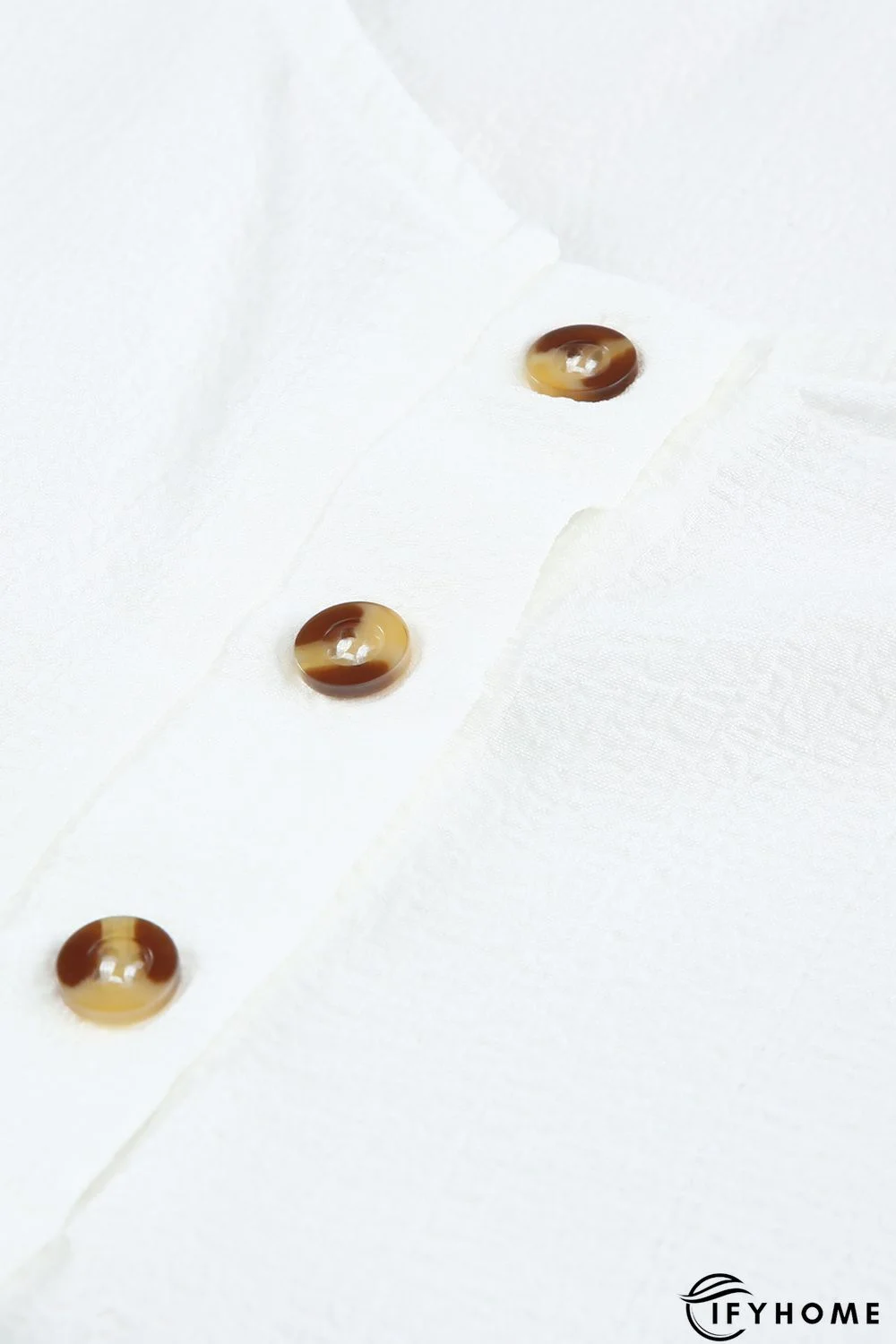 White Button Textured Tank Top | IFYHOME