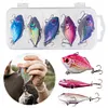 5pcs Plastic VIB Lures 4cm 8.8g Artificial Hard Bait for Bass Pike Perch Fishing