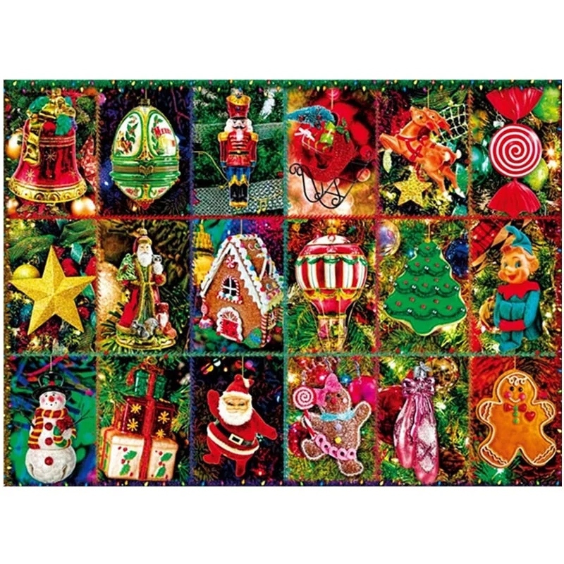Jigsaw Puzzle 1000 Pieces Wooden Educational Toys for Children Kids Creative Birthday Gifts Christmas Decorations
