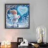 Snow Girl - Diamond Painting - Partial Special Shaped Drill(Canvas|30*30cm)