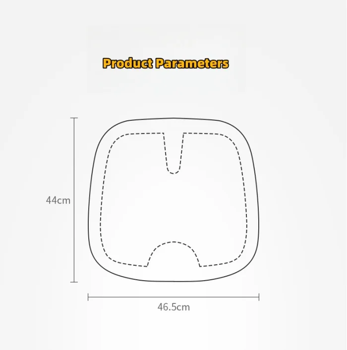 Car flannel seat cushion