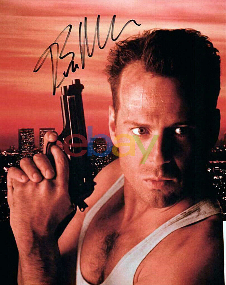 Bruce Willis signed 8x10 Photo Poster painting reprint