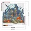 Diamond Painting-DIY Full Round Drill Halloween Horror Nights(40*40 CM)