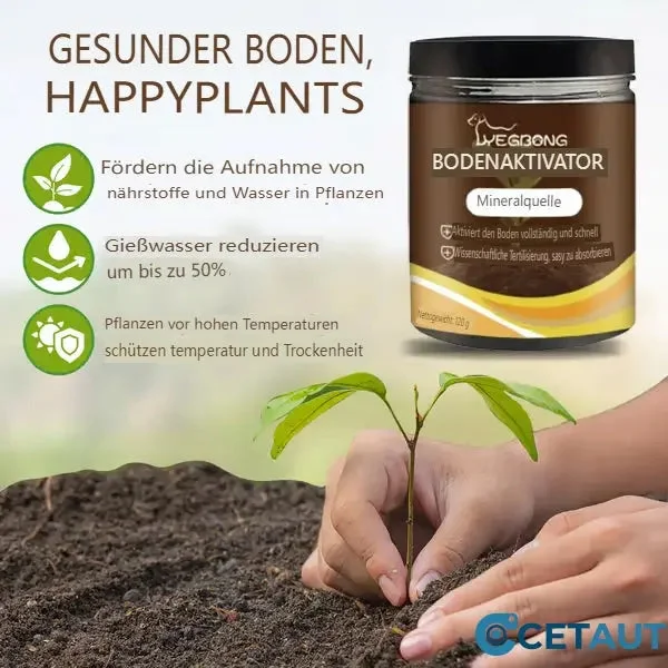 🌿💪 ECOCERT-zertifizierter Bodenaktivator &ndash; St&auml;rkt Ihren Boden, f&ouml;rdert &uuml;ppiges Wachstum m&uuml;helos! 🌼✅