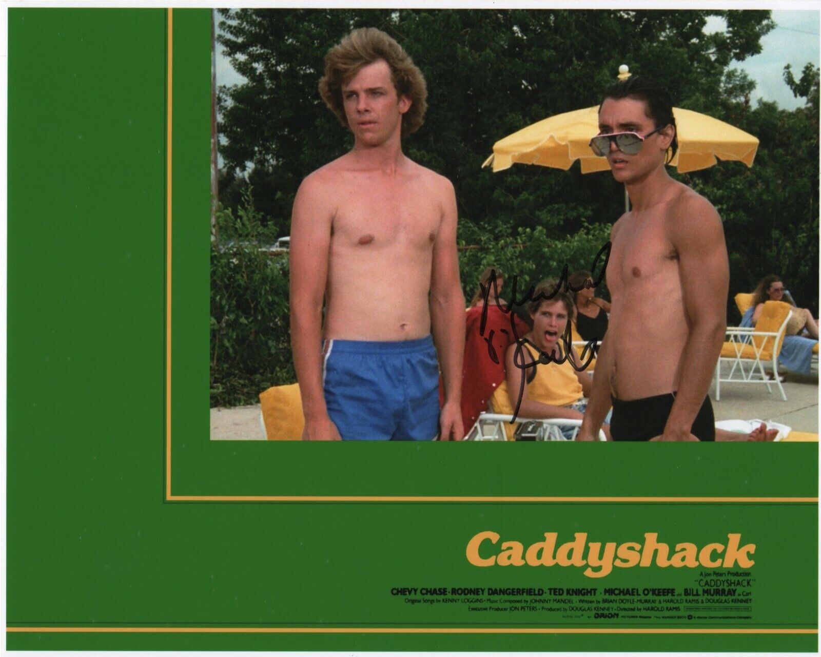 Michael O'Keefe REAL hand SIGNED 8x10 Photo Poster painting #2 w/ COA Autographed Caddyshack