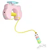 Interactive Cat Hanging Toys USB Charging Self-Play Pet Chase Toy Swing Feather Auto-Rebound Cat-Teasing Tool for Relieve Boredom Burn Energy