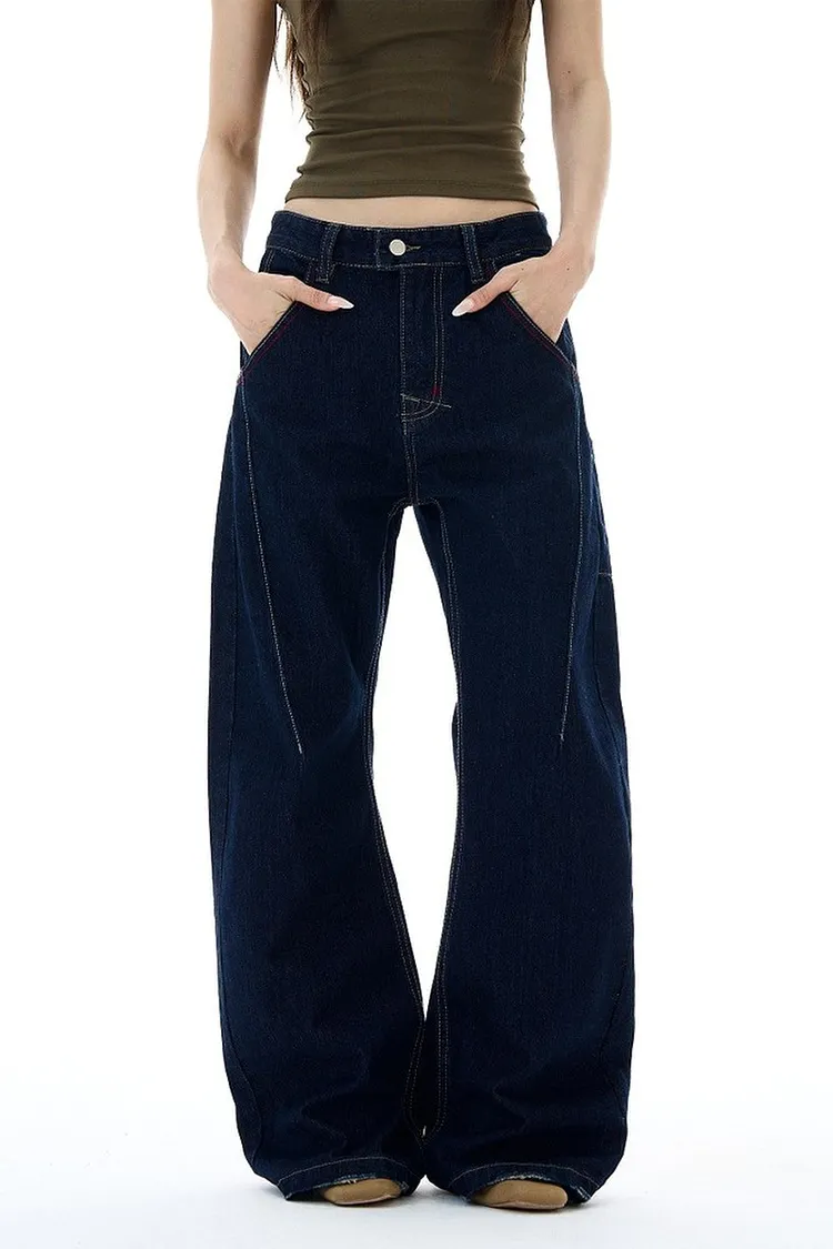 Vintage Slim Fit Women's Denim Pants