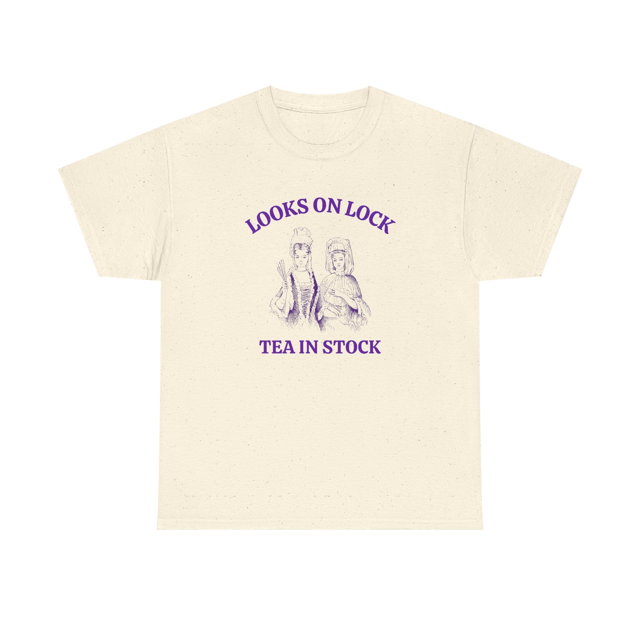 Looks on lock, tea in stock - T-SHIRT