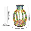 Vase Mandala En Bois-Ornement De Bricolage