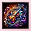 Elegant Violin-11CT Stamped Cross Stitch 40*40cm