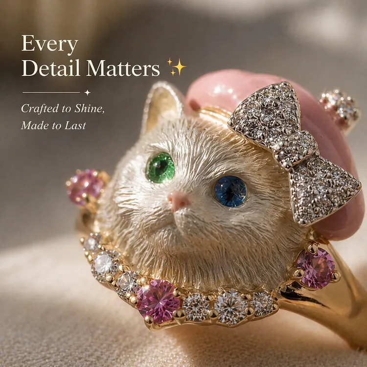 Cute Cat Ring 