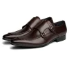 Classic Men's Double Monk Strap Shoes
