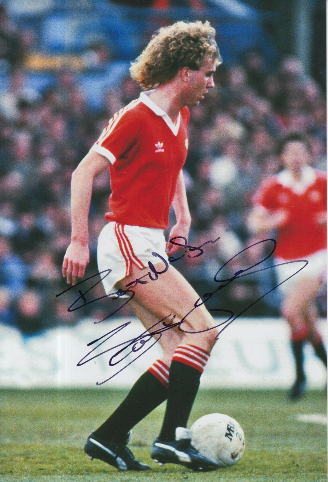 Scott McGarvey Hand Signed Manchester United 12x8 Photo Poster painting 1.