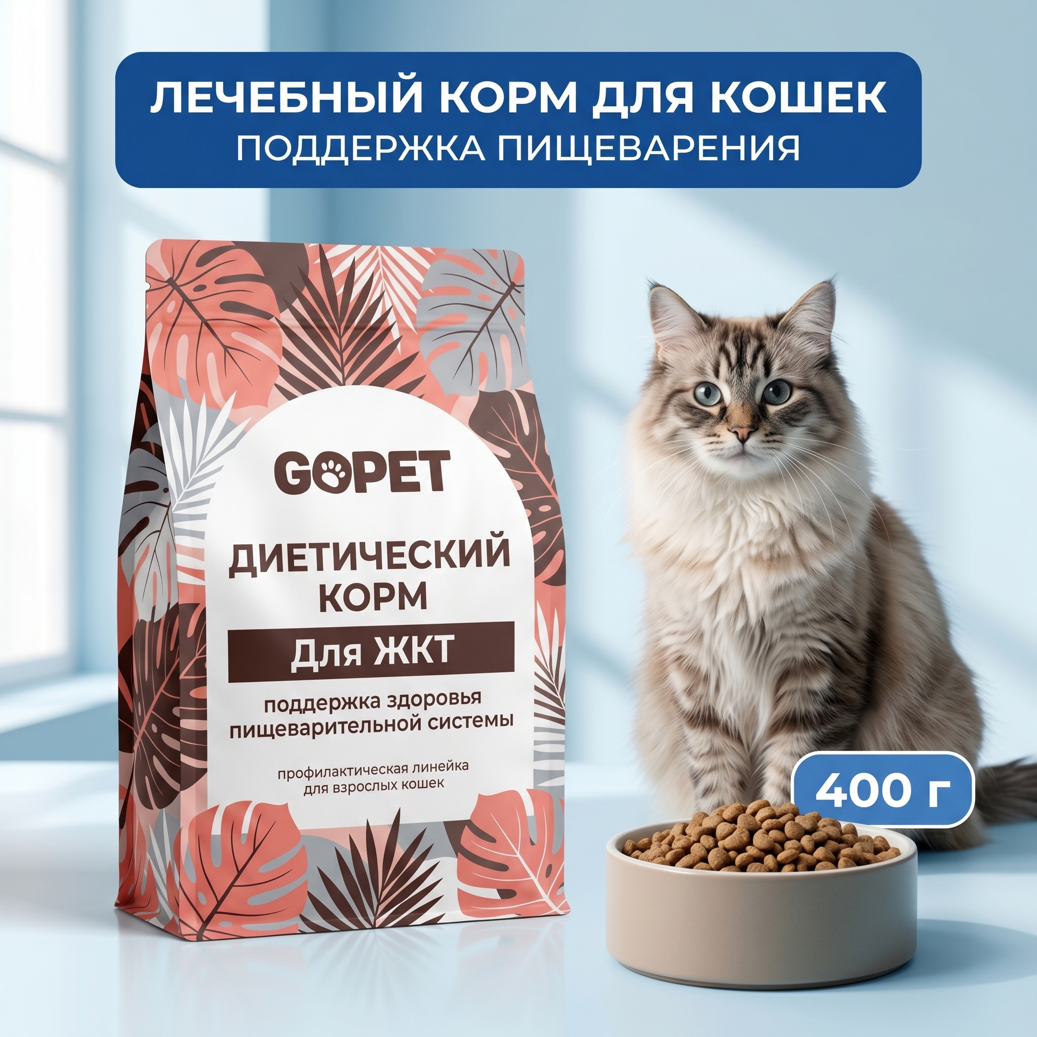 GOPET&reg; Лечебный корм для кошек