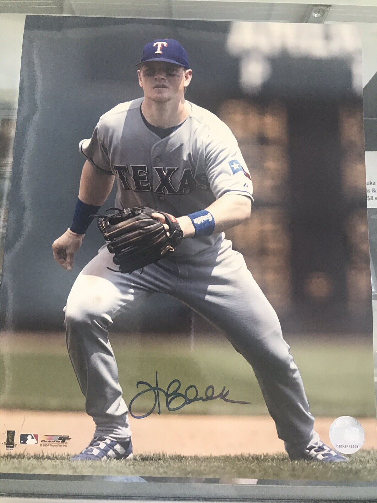 Hank Blalock Signed 11x14 All Star HR Rangers A2 Texas In Person