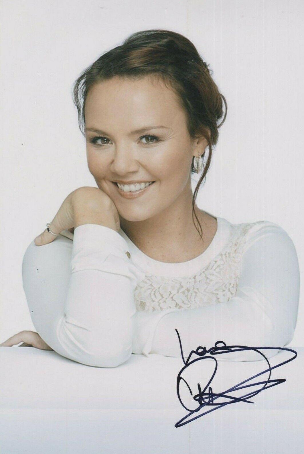 Charlie Brooks **HAND SIGNED** 12x8 Photo Poster painting ~ AUTOGRAPHED ~ Eastenders