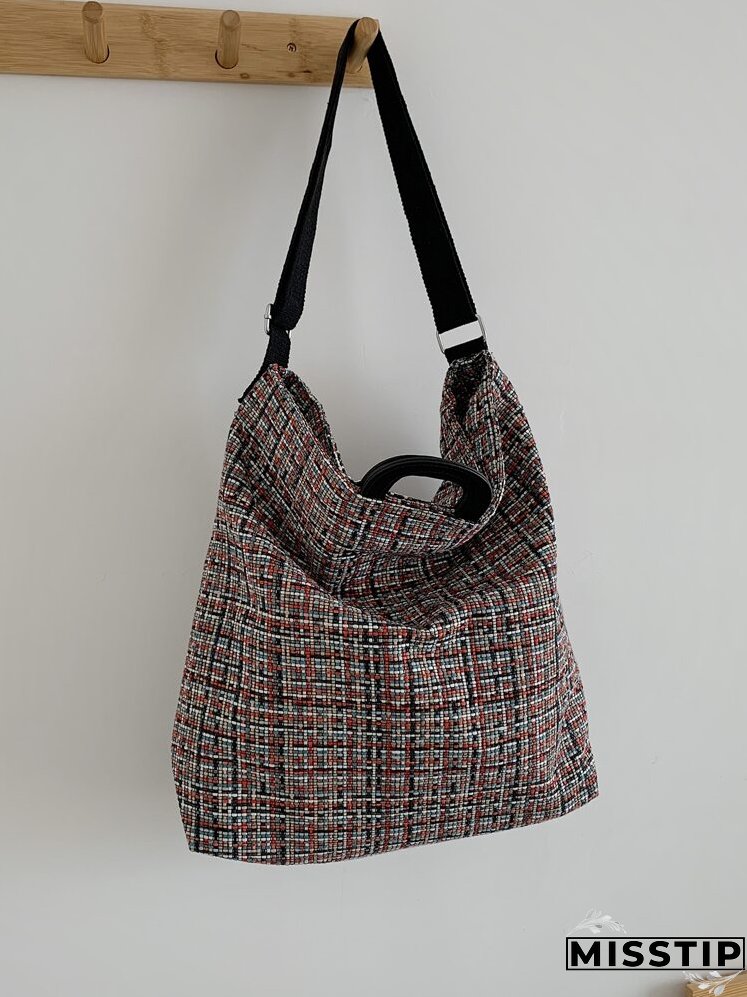 Tweed Tote Bag