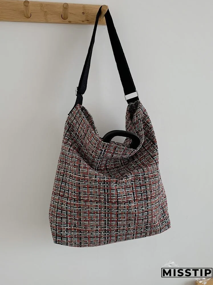 Tweed Tote Bag