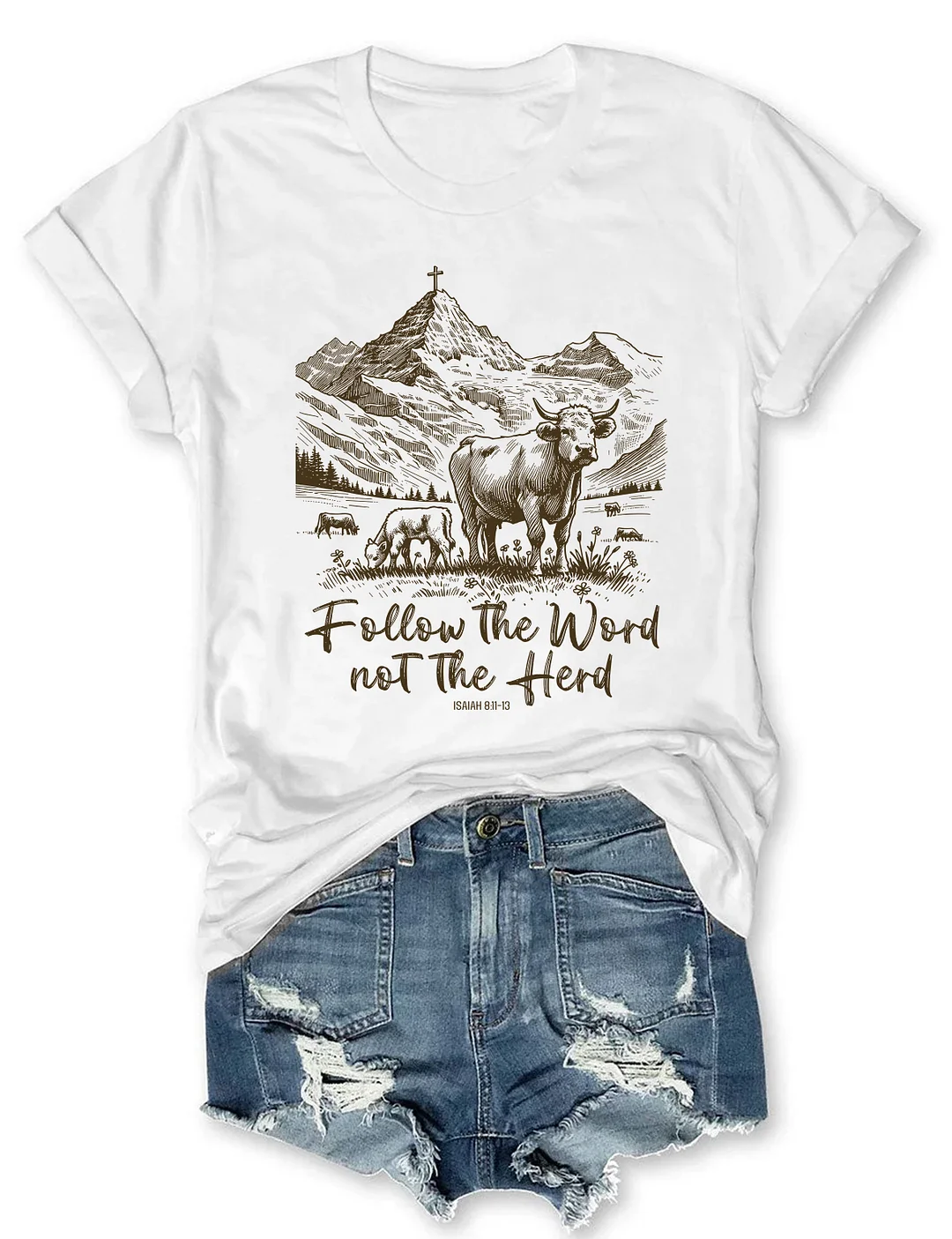Follow The Word Not The Herd T-shirt
