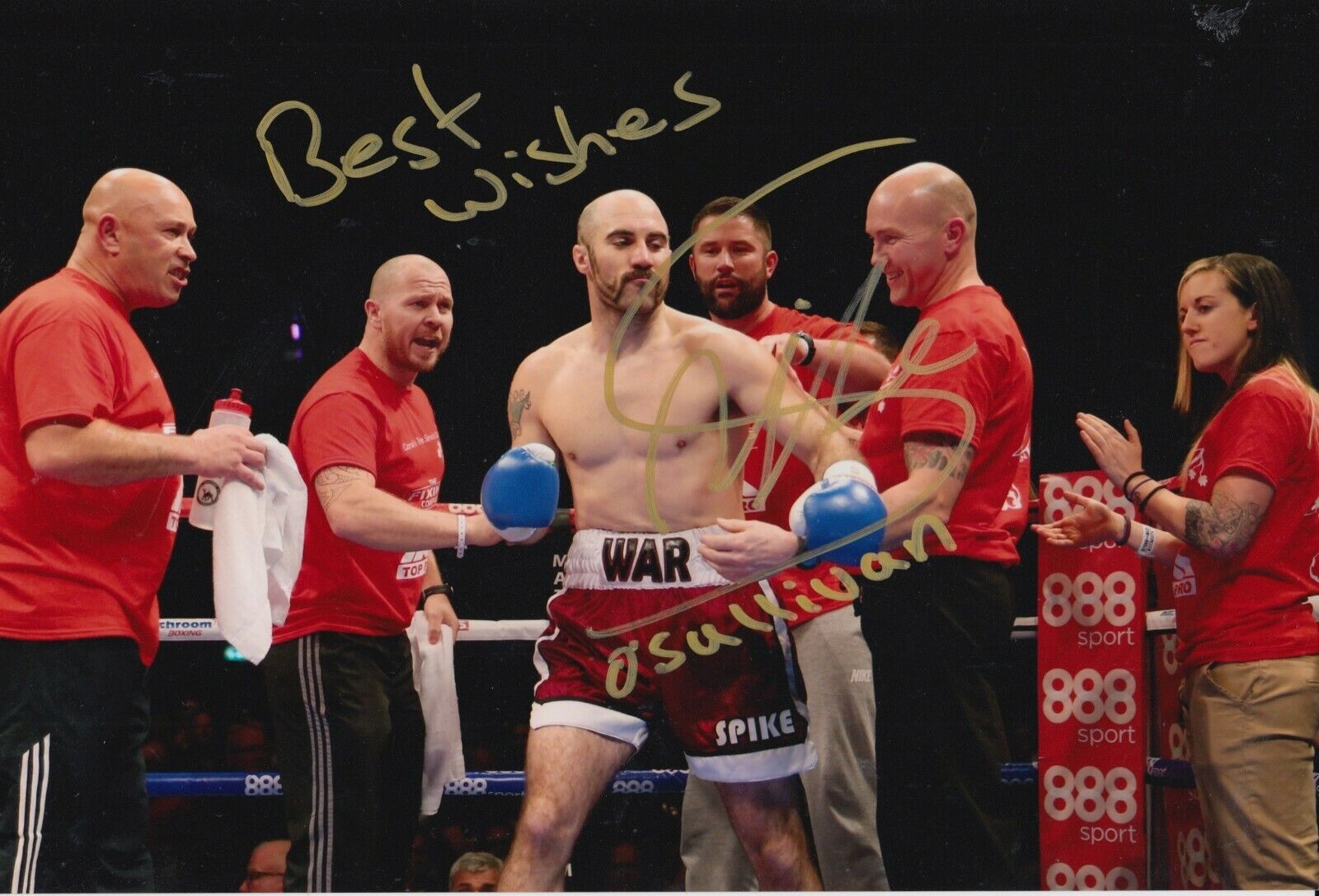 Gary O'Sullivan Hand Signed 12x8 Photo Poster painting - Boxing Autograph 9.