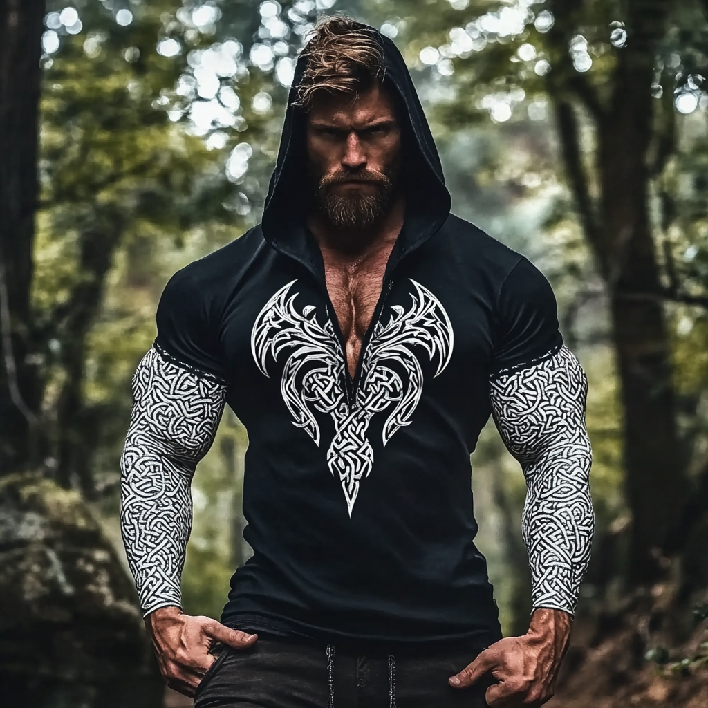 Viking Hooded Shirt-inspireuse