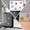 (US Local)6Pcs Acrylic Cross 5D Diamond Painting Fridge Magnet for Adults Beginners Craft Kit