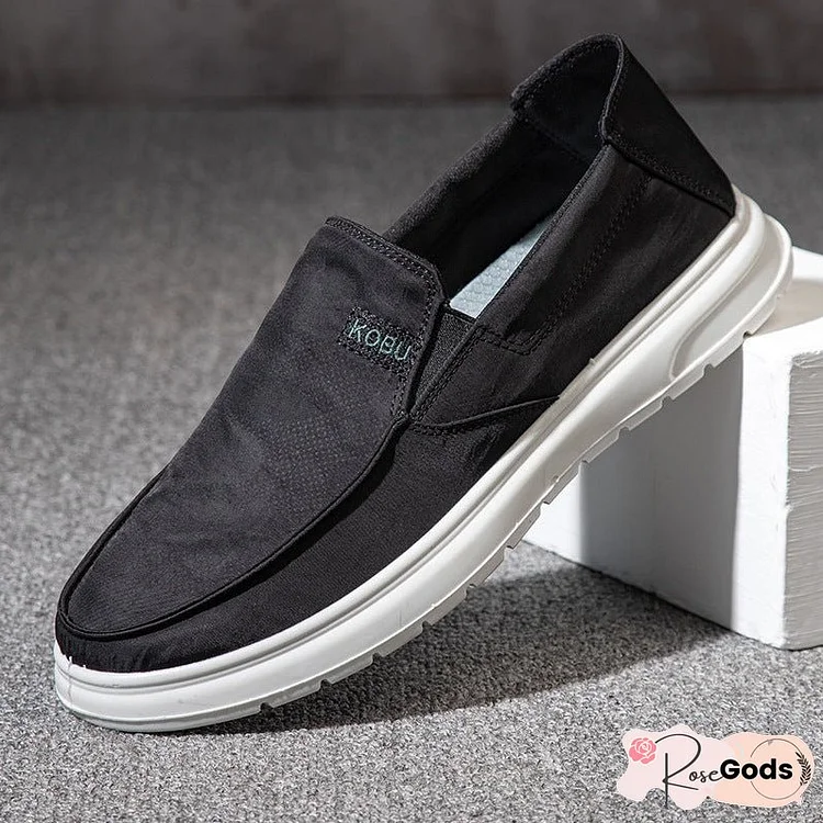 Popular Men's Lightweight Soft Sole Dad Canvas Shoes