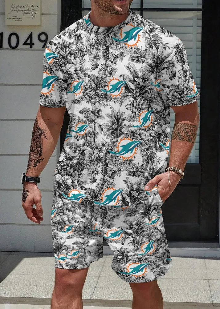 Miami Dolphins Limited Edition Top And Shorts Two-Piece Suits