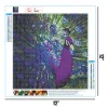 Purple Peacock | Full Round Diamond Painting Kits