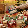 6Pcs DIY Pearl Diamond Painting Christmas Cards, 3D Greeting Card Craft Kits with Resin Pearls, Handmade Holiday Cards for Adults, Christmas Gifts & Decorations
