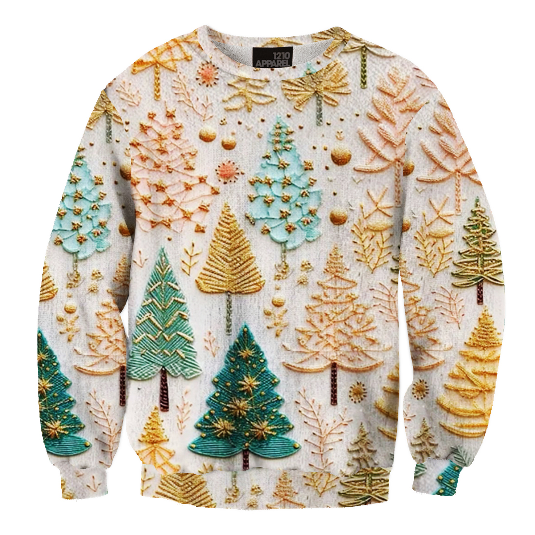 Unisex Christmas Tree 3D Printed Casual Christmas Ugly Sweatshirt