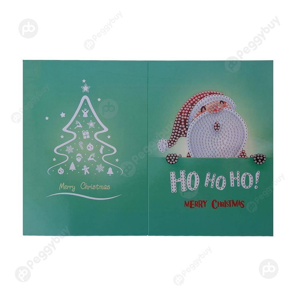 

Christmas Santa Claus-Creative Diamond Greeting Card, 501 Original