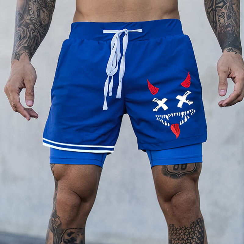 Men's Smiley Shorts Performance Shorts