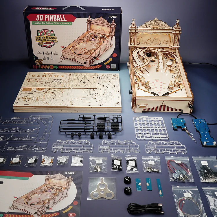 Pinball Diy Kit For Kids: Create & Play