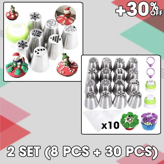 Cake Nozzle &ndash; 💥49% OFF-Last Day Sale🎄Christmas Nozzles Set