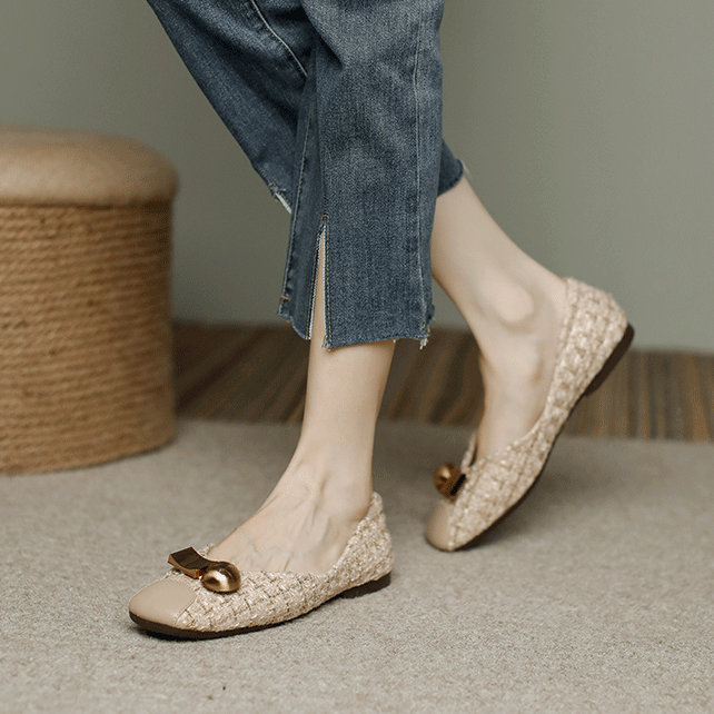 Prom Party Flat Shoes Flat Gentle Wedding Shoes Large Size Ladies Professional Shoes Women's Formal Shoes shopify Stunahome.com