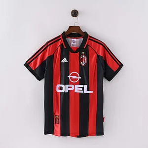 1998/1999 Retro AC Milan Home Football Shirt 1:1 Thai Quality